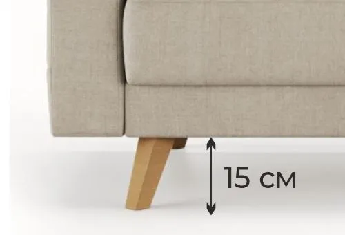 Просвет над полом составляет 15 см. Лакк словно парит в воздухе и не препятствует уборке Просвет над полом составляет 15 см. Лакк словно парит в воздухе и не препятствует уборке