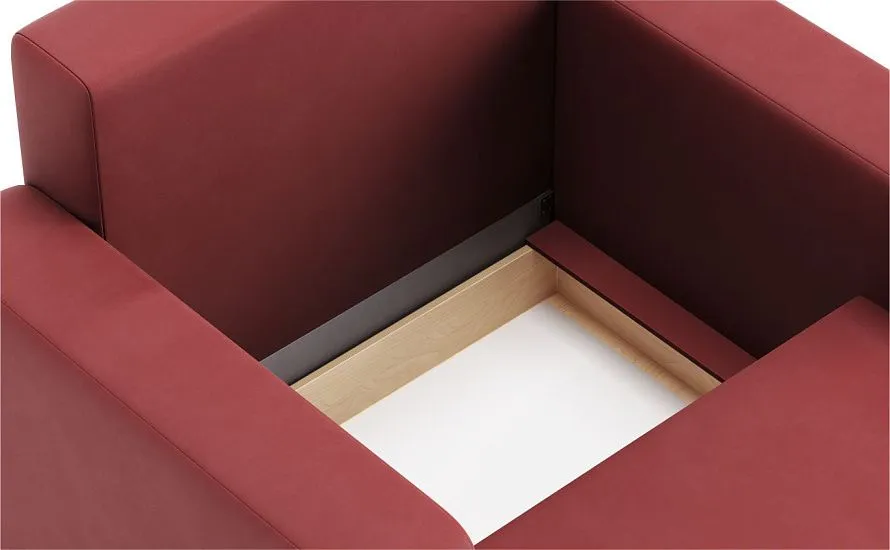 Кресло-кровать Баден Camaro 28 бордовый - 6